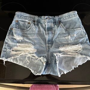 Levi's 501 Denim Cutoff Shorts
